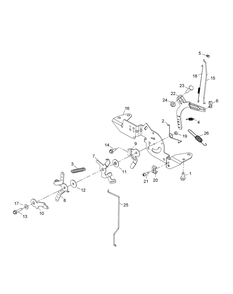 Kohler Kt730-3012 Engine Controls Diagram and Parts List for RZT-L42KH (17BRCACS009-17BRCACS010)(2015) Cub Cadet Lawn Tractor